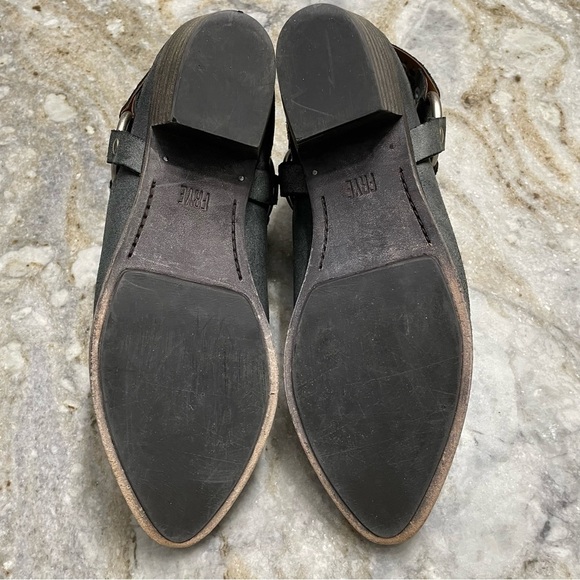 FRYE Ray Deco Fashion Leather Booties / Ankle Boots Women’s 9.5 - Picture 11 of 12